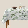 thumbnail image 3 of Nappe Carrée 52x52 Pouces Vert Printemps Feuille Nappe Petite Nappe Nappes Intérieur Extérieur Lavable Sans Plis Tissu Résistant aux Taches Housse de Table pour Tables Carrées Cuisine Salle à Manger, 3 of 6