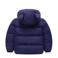 thumbnail image 2 of LSLJS Winter Children's Lamb Velvet Cotton-padded Rabbit Ears Padded Baby Cotton-padded Jacket, Baby Coat( 6-12 Months, Dark Blue ), 2 of 3