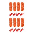 thumbnail image 1 of Maytalsory Cordon Réfléchissant de Sécurité pour Tente de Camping Expérience de Camping Sécurisée Cordes de Tente Réfléchissantes Robustes orange Ensemble de 2, 1 of 6