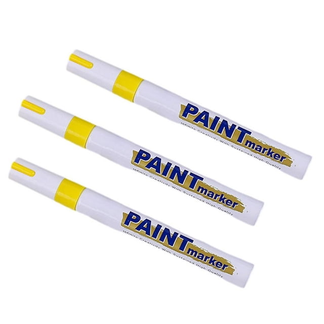 CNKOO 3 PCS Automobile Touch-up Pens Waterproof Industrial Markers Metal Pa M1G7