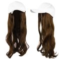 thumbnail image 4 of LAFGUR Girl Baseball Cap Hat Piece Long Curly Hair Piece, 4 of 8