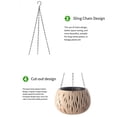 thumbnail image 4 of Xingzhi Decorative And Functional Outdoor Planter For Plants And Inner Liner Is Easy Milk white trumpet, 4 of 6