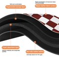 thumbnail image 5 of High-Quality Long Bath Mat: Checkered, Non-Slip Bathroom Runner Rug. Soft, Absorbent Microfiber, Machine Washable Mats for Bathtub Showers, 20x32in, 5 of 5