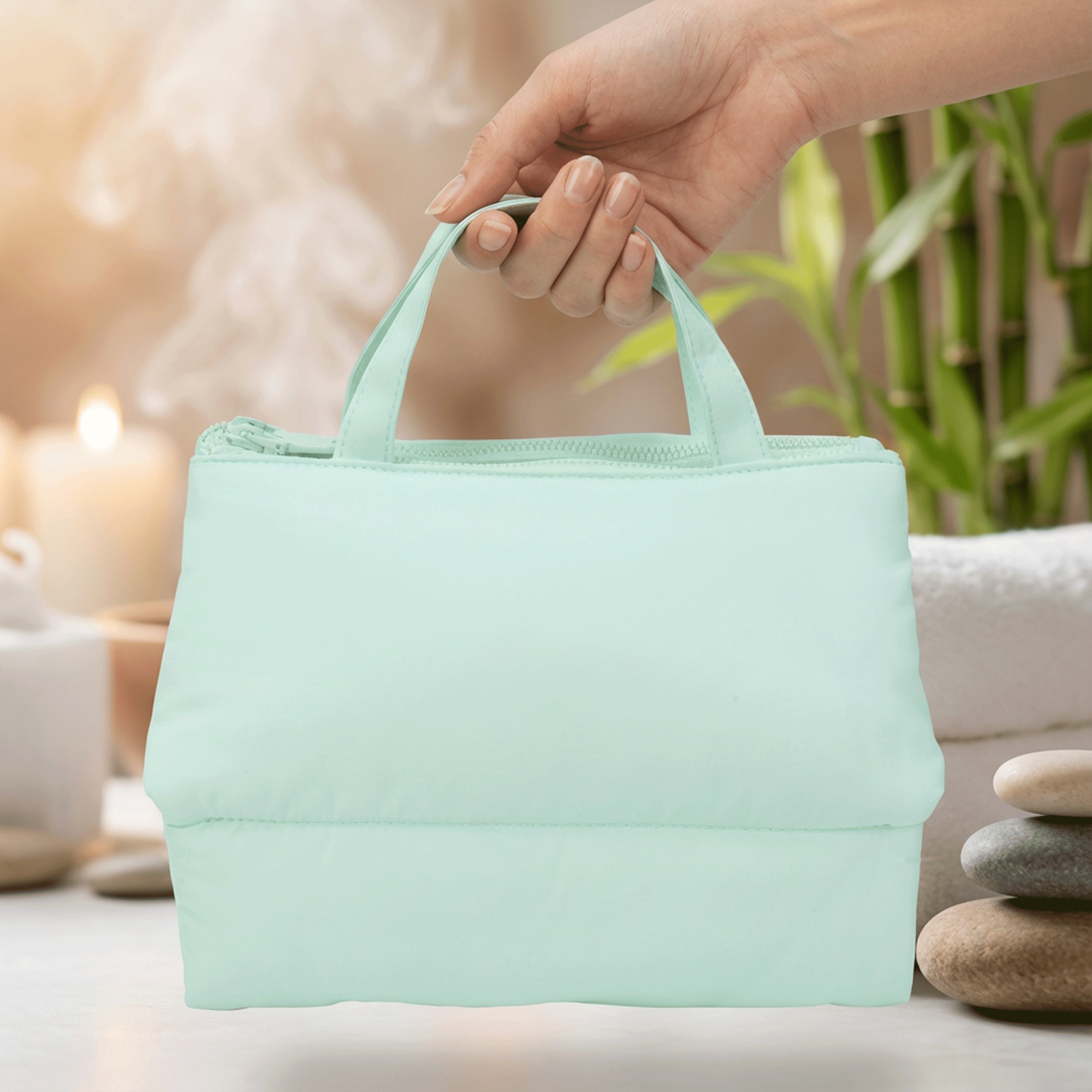 Equate Beauty - Trousse à cosmétiques à 3 compartiments - Menthe sauge