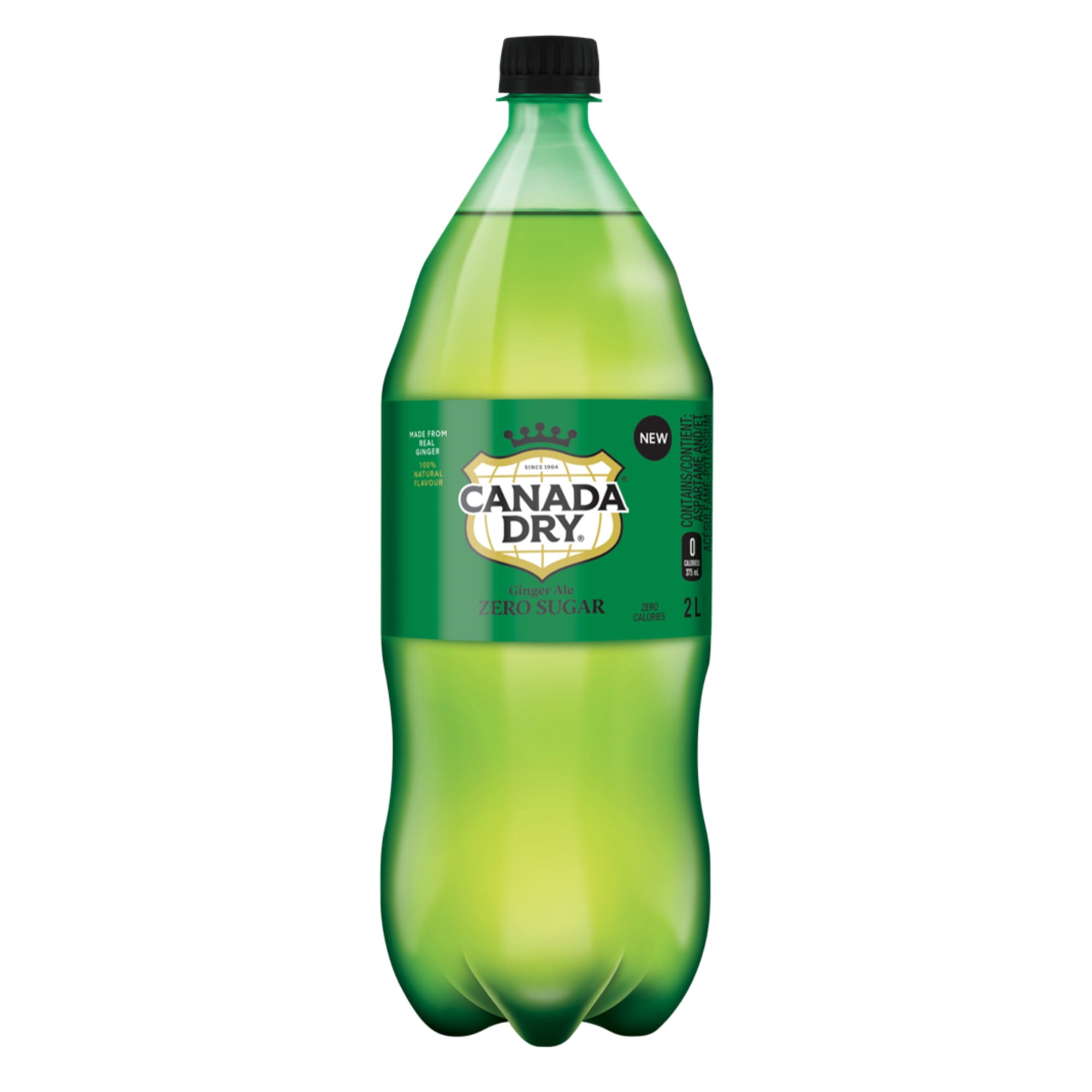 Soda Gingembre Zero Sucre Canada Dry Bouteille, 2L