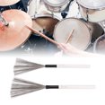 thumbnail image 4 of Drum Brush, Portable Drum Stick Brush Sturdy Structure  For Playing White, 4 of 8