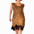 thumbnail image 1 of Robe Sans Manches Vintage à Paillettes pour Soirée Cocktail, 1 of 7