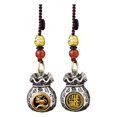 thumbnail image 2 of Clearance! Chinese Zodiac Wealth Bag Pendant Charm For Daily Fortune Rotating God Of Wealth Bag Luck And Keychain For Good Fortune, 2 of 9