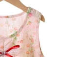 thumbnail image 4 of Zpanxa Ensembles pour Tout-Petites Filles Imprimé Camisole Robe Sans Manches et Shorts Floral Ensemble 2 Pcs 8-9 Ans, 4 of 4