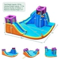 thumbnail image 2 of Patiojoy Inflatable Water Park Double Water Slide Blow Up Bouncer with Climbing Wall & 950W Blower, 2 of 6