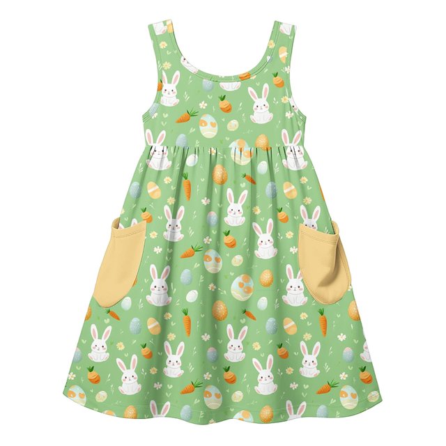 LOVZFMLL Jupe Débardeur d'Été pour Filles Style Occidental Jupe Princesse Robe Brodée Ajourée pour Filles Été