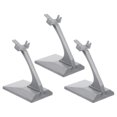 thumbnail image 1 of Support d'Exposition de Maquettes d'Avion 3 Pcs Plastique Gris pour Collectionneurs Usage à la Maison et en Magasin, 1 of 8