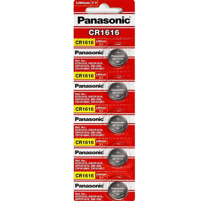 Panasonic CR1616 Pile au Lithium 3 Volts (20 Piles)