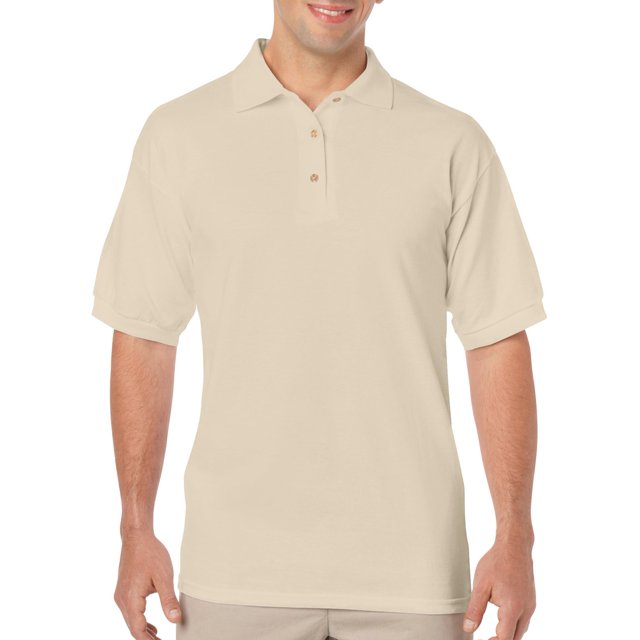 Gildan Mens DryBlend Jersey Sport Shirt , M, Sand
