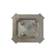 thumbnail image 2 of ACME Northville End Table in Antique Silver & Clear Glass, 2 of 3