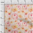 thumbnail image 1 of oneOone Viscose Chiffon Fabric Watercolor Floral Decor Fabric Printed BTY 42 Inch Wide, 1 of 4
