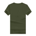 thumbnail image 4 of Birdeem Unisex T-Shirt Printed Pattern Casual Fashion Soild Color Short Sleeve Tops, 4 of 7