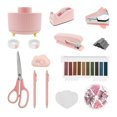 thumbnail image 1 of SUTENGDA Office Supply Set Practical Desk Accessories Set Portable Desk Office Supply Set Convenient Office Desk Accessories with 360° Pen Holder Staples Scissor for Office Home, 1 of 10