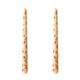thumbnail image 2 of Birdeem Long Taper Candles for Wedding Decor,Unscented with Floral Print,Romantic Dinner Candles,9.8 Inch,Set of Two, 2 of 9