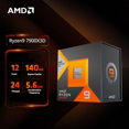 thumbnail image 2 of Origina New AMD Ryzen 9 7900X3D / R9 7950X3D /R7 7800X3D Socket AM5 Gaming Desktop Computer processor A new boxed CPU R9 7950X3D, 2 of 6