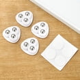 thumbnail image 4 of Universal Wheel Casters for Storage Box | 360° Rotating Mini Stick-On Pulleys | Silent ABS Hardware | Heavy Duty Up to 5kg | Easy Peel & Stick | Set of 4 | Multi-Purpose Furniture Movers, 4 of 5