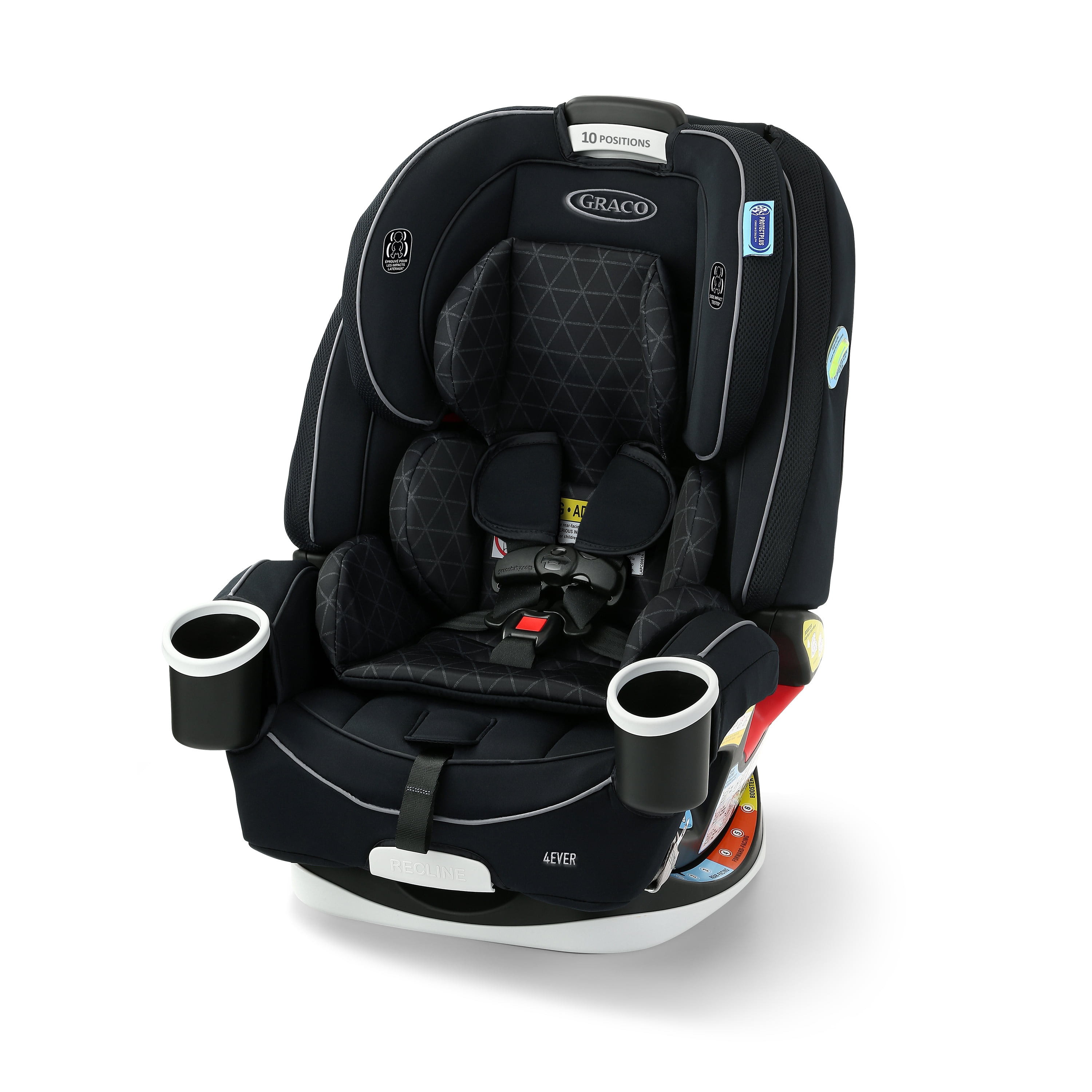 Graco 4Ever Siège d'Auto Convertible Tout-en-un, Siège d'Auto 4-en-1 pour Bébé Jusqu'aux Grands Enfants de 1.8-54 kg (4-120 lb), ProtectPlus Engineered, Drew