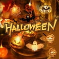 thumbnail image 1 of Halloween light string spider skull ghost holiday decorative lights room atmosphere scene arrangement pumpkin light string, 1 of 5
