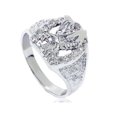 thumbnail image 4 of Mens Diamond American Eagle Ring 10K White Gold, 4 of 4