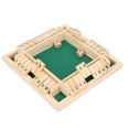 thumbnail image 1 of Wooden Dice Game Toy, Wood Game Number Plate Easy To Learn  Easy To Use  For Bars For Family Gatherings, 1 of 8