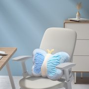YIMWNYI Butterfly Pillow, Soft Polyester Cushion, Comfortable Backrest for Office, Living Room, and Car, Versatile Use for Napping and Relaxation, Decorative Throw Pillow, Cozy Support Pillow