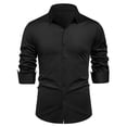 thumbnail image 2 of Long Sleeve Dress Shirts for Men,Wrinkle-Free Business Casual Shirts,Button Down Solid Color Collared Workwear Blouse M-4XL, 2 of 6