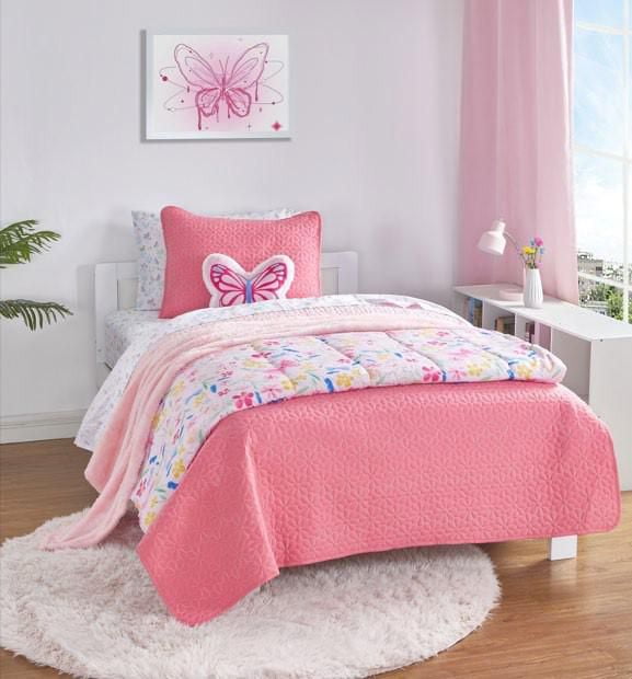 Mainstays Kids Reversible Twin Quilt Set