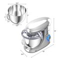 thumbnail image 3 of Costway Fouet à Pâte 6 Vitesses 660W, Batteur sur Socle Inclinable 6.3Qt, 3 of 10