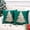 Green #136, variant on Christmas Soft Weave Pillowcases Standard Size Breathable-Friendly Pillow Shams Decorative Weave Pillow Case Covers