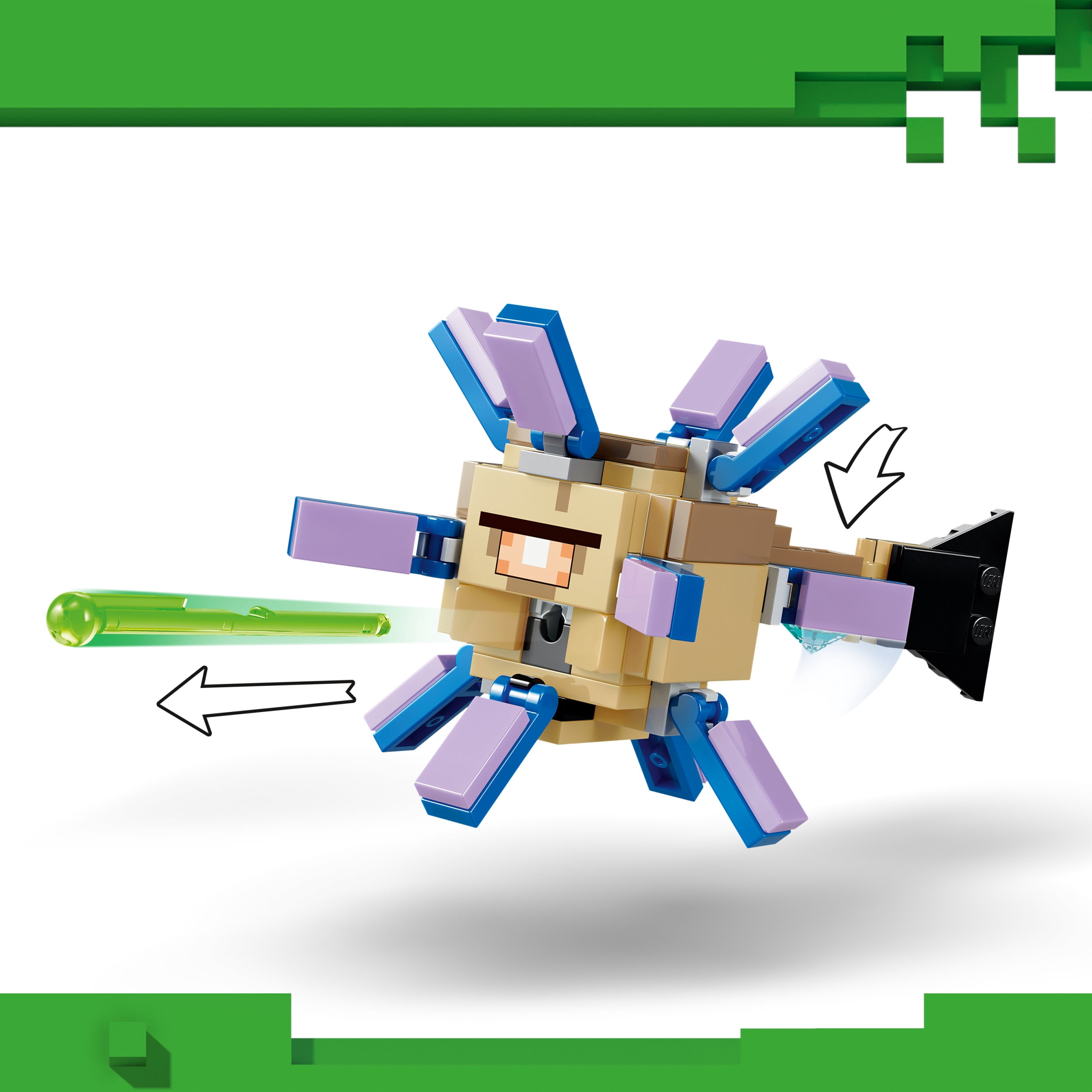 LEGO Minecraft Underwater Adventure - Building Toy for Boys & Girls, Ages 8+ - Minecraft Toys, Figures & Playsets - Gift for Kids & Gamers - 21598