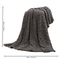 thumbnail image 4 of Fleece Blanket Throw 80 x 100 cm, Soft Warm Solid Colour Flannel, Lightweight Cozy Bedding or Sofa Throw, Machine Washable, 4 of 4