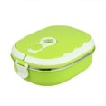 thumbnail image 4 of MesaSe Stainless Steel Rectangular Bento Box Sealed Portable Thermal Lunch Box for Children and Adults - Orange, 4 of 4