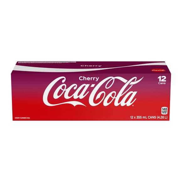 Coca-Cola Cherry Cans, 355mL, 12 Pack