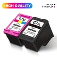 thumbnail image 2 of 67XL Ink cartridge Compatible for HP 67 for HP 67XL For Envy 6055e 6055 6052 6075, 2 of 5