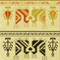 thumbnail image 1 of Ahgly Company Machine Washable Indoor Square Transitional Dark Golden Rod Brown Area Rugs, 7' Square, 1 of 7