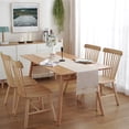 thumbnail image 4 of Chemin de Table Style Ferme, Chemin de Table Rustique Vintage, Chemin de Table Tressé en Coton pour Table Basse, Chemin de Table Tissé Beige, 4 of 6