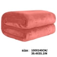 thumbnail image 3 of Solid Color Blanket Fleece Blanket Fleece Gift Yoga Cover Blanket French Fleece Blanket, 3 of 5
