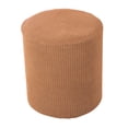 thumbnail image 2 of jifeng Housse de Pouf Protège-Tabouret Housses Housses de Tabouret Extensible Café, 2 of 8