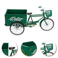 thumbnail image 3 of MOVTOTOP Tricycle Truck Decor Mini Rickshaw with Push Handle for Living Room 1Pack, 3 of 8