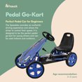 thumbnail image 2 of hauck Speedster Pedal Go Kart w/Adjustable Bucket Seat, Kids Ages 4-8, Blue, 2 of 6