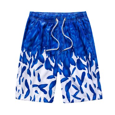 Ketyyh-chn99 Maillots de Bain pour Hommes 2024 Shorts d'Entraînement Shorts de Bain Shorts de Planche Shorts de Plage Maillots de Bain pour Hommes Bleu, TG