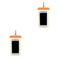 thumbnail image 3 of Transemion Waterproof Underwater Case Cover Bag Dry Pouch for Mobile Phone orange 2Set, 3 of 6