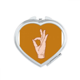 thumbnail image 1 of Alright Ok Accomplish Gesture Hand Signal Mirror Travel Magnification Portable Handheld Pocket Makeup, 1 of 3
