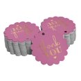 thumbnail image 1 of Inkdotpot 100 Pack Real Gold Foil Paper Tags Thank You Bridal Shower Favor Hang Tags, 1 of 6