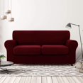 thumbnail image 2 of CHUN YI Sofa Cover with Separate Cushion Slipcover Stretch Checks, 2 of 7
